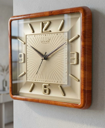 Solace Wooden WALL CLOCK
