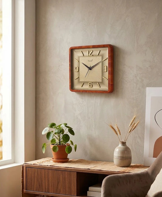 Solace Wooden WALL CLOCK
