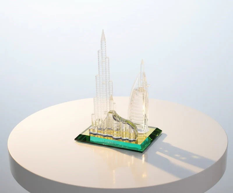Burj Al Arab & Skyline Crystal Souvenir